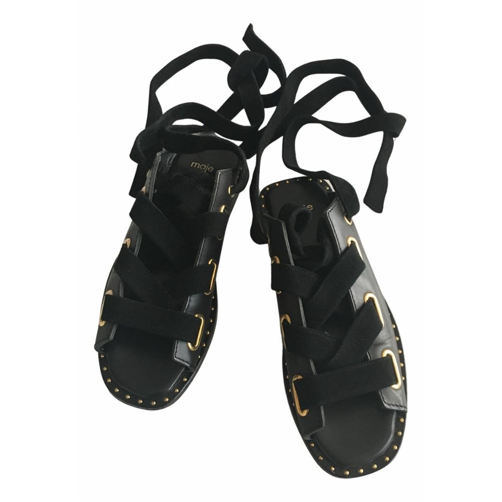 Maje Tie Up Sandals